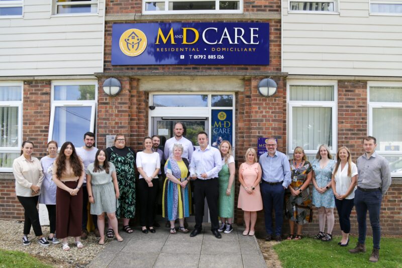 Wales Social Care Provider M&D Care Bring Home National Award