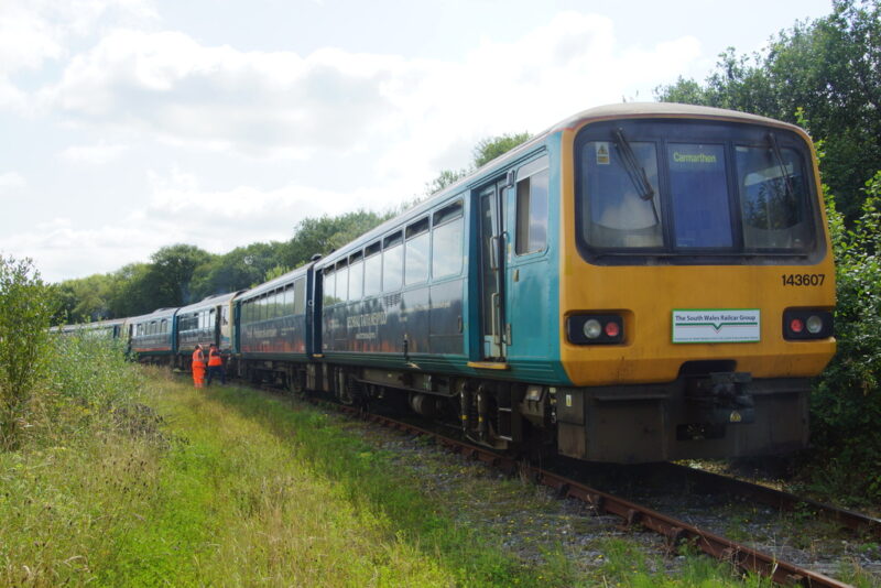DMU Running Day at Cynheidre with Pacers No. 142 006 and 143607