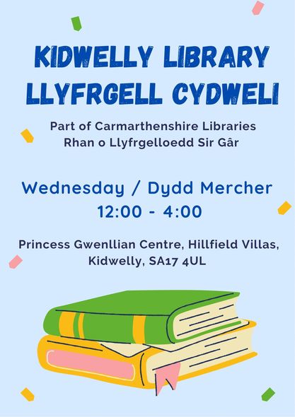 Kidwelly Library Summer  Opening Times