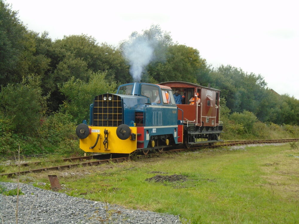All aboard for the Diesel Running Day and  Brakevan Rides at Cynheidre