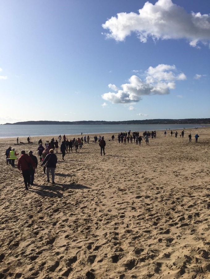 Beach walk to raise money and awareness of suicide in young people returns to Swansea
