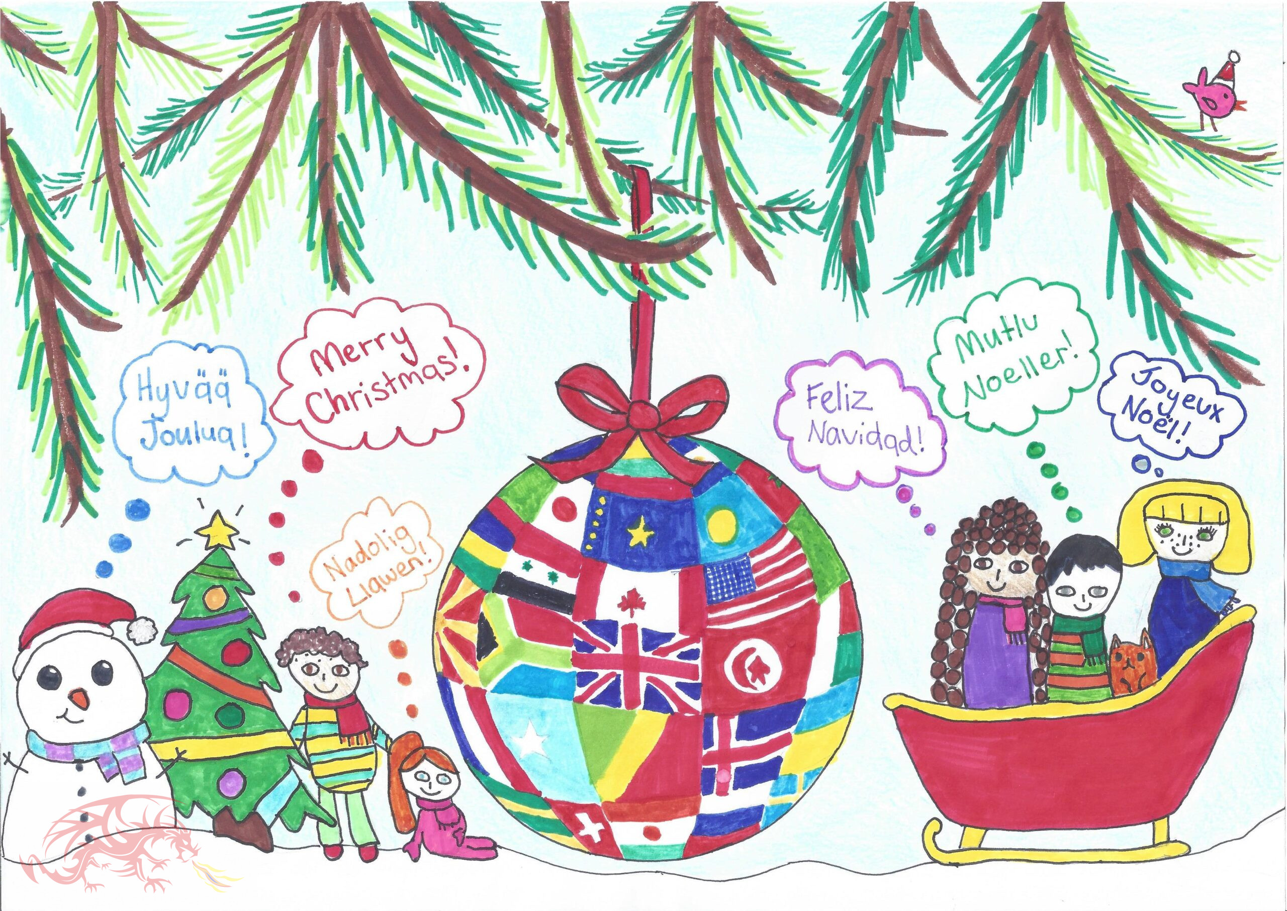 Llanelli MP and MS Christmas Card competition shows the talents of local pupils at their best