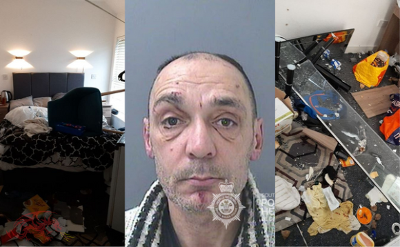 Man who caused £49,000 worth of damage to hotel jailed