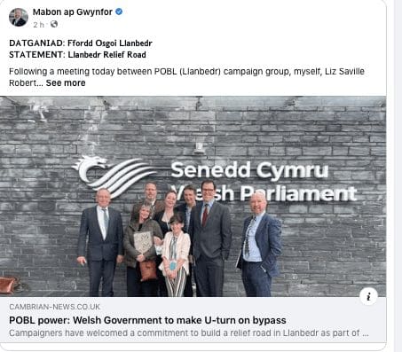 U turn on bypass for Welsh village blighted by traffic chaos and pollution