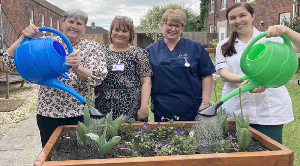 It’s a gardeners’ world in Gorseinon as patients turn to flower power