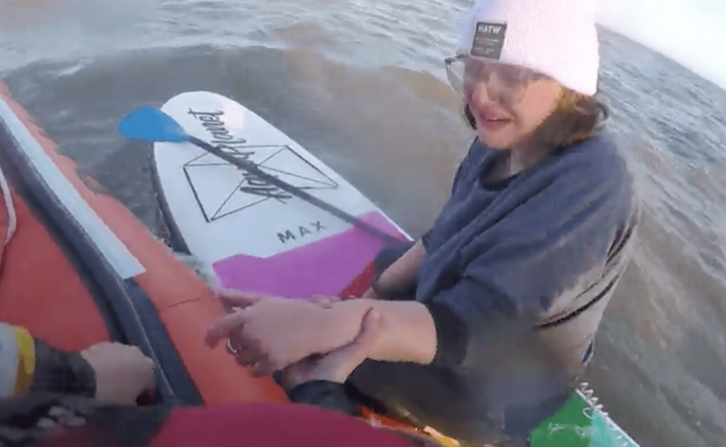 Paddleboarder shares her story after rescue by RNLI Lifeboats off Penarth coast