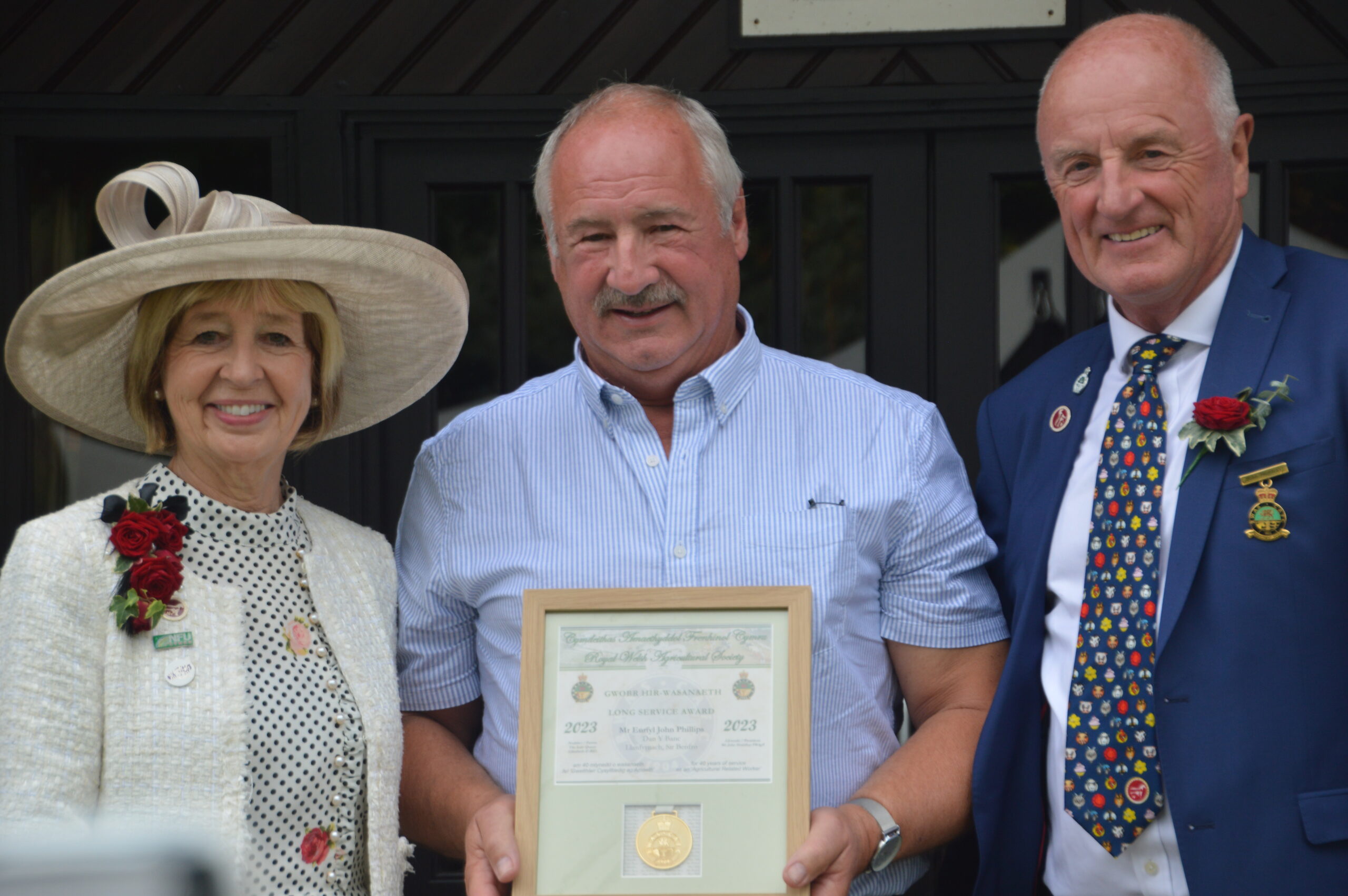 Honorary Awards for outstanding commitment to the Society presented at Royal Welsh