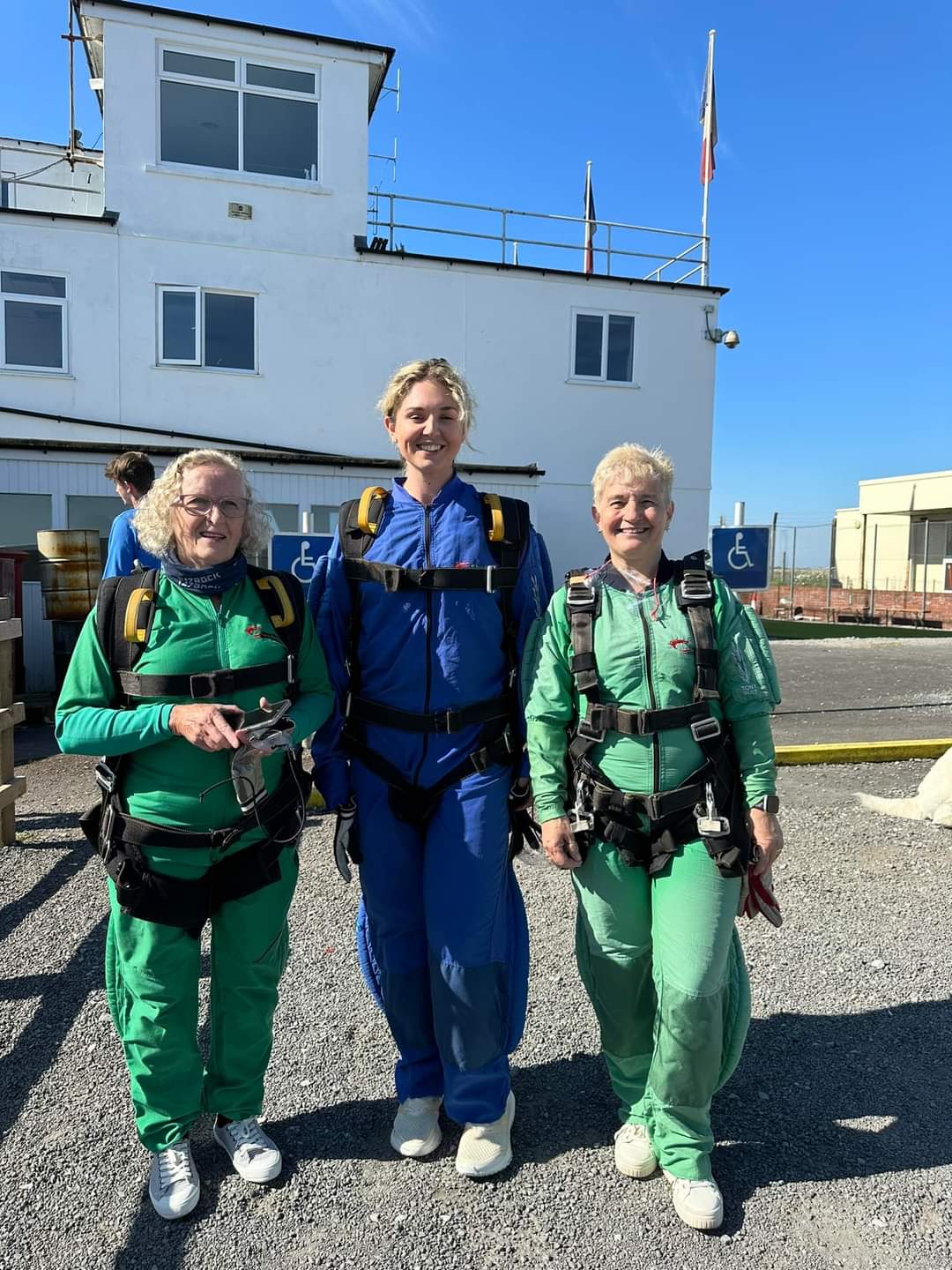 Charity skydive raises £2,000 for Sunderland Ward in South Pembrokeshire