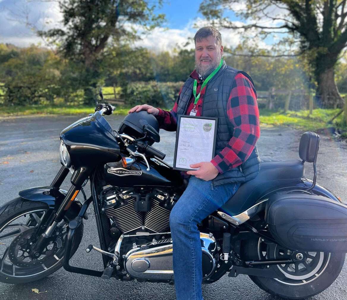 Biker sets out to fight stigma of mental health on his Harley Davidson