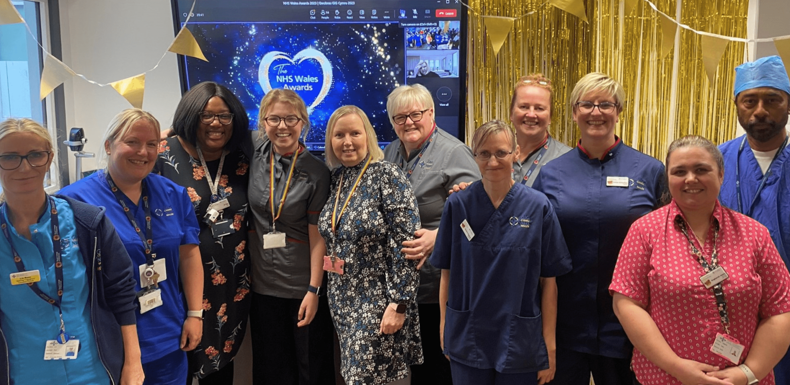 HDUB’s maternity services team celebrate win at NHS Wales Awards 2023