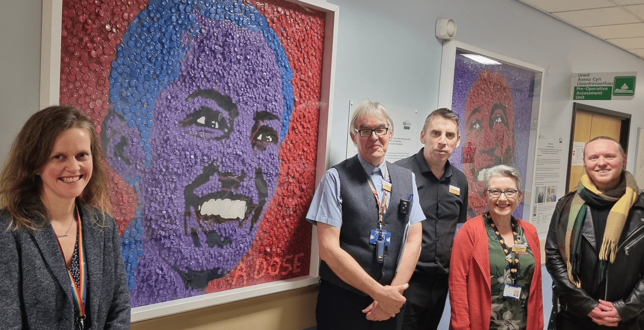 Art unveiled at Prince Philip Hospital coincides with third anniversary of first COVID-19 vaccine