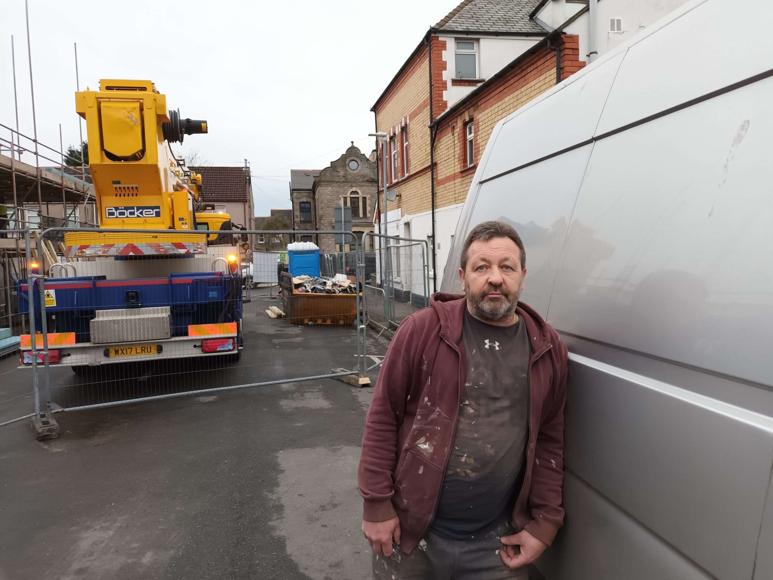 Cardiff builder voices frustration over inaccessible driveway