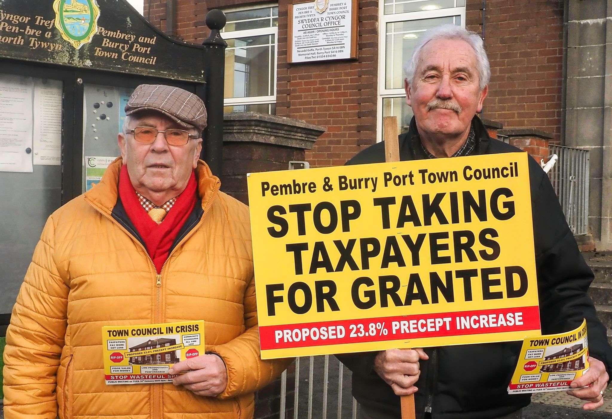 Anger at Town Council’s proposed 23.8% rise in precept
