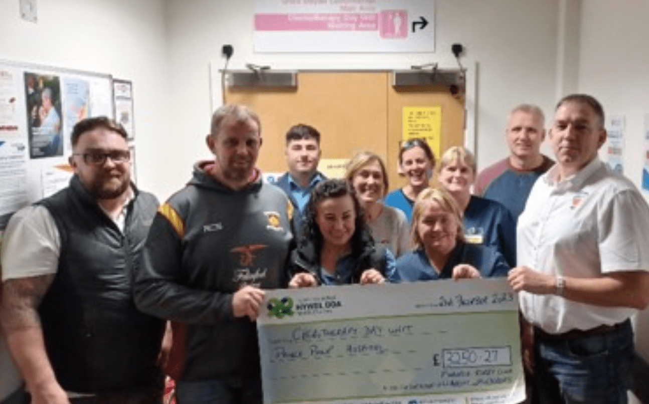 Memorial rugby match raises over £3,000 for chemotherapy unit