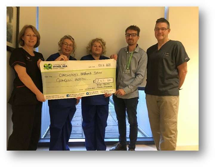 130-mile cycle raises over £2,000 for NHS charity