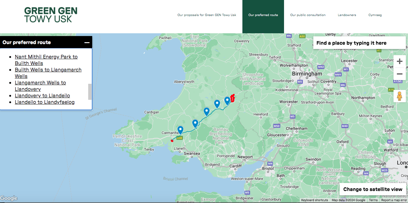 GreenGen Cymru revises plans and launches second stage consultation for new electricity connection