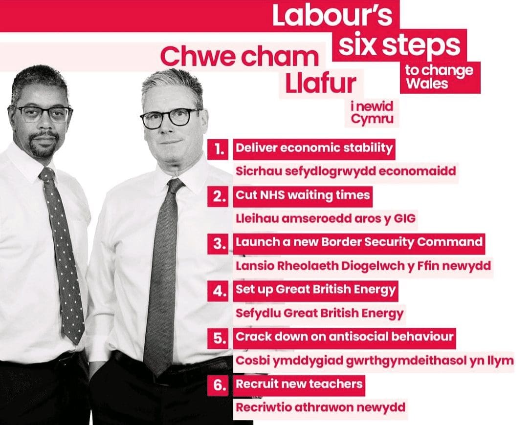 Kier Starmer launches Labour’s six steps for change in Wales