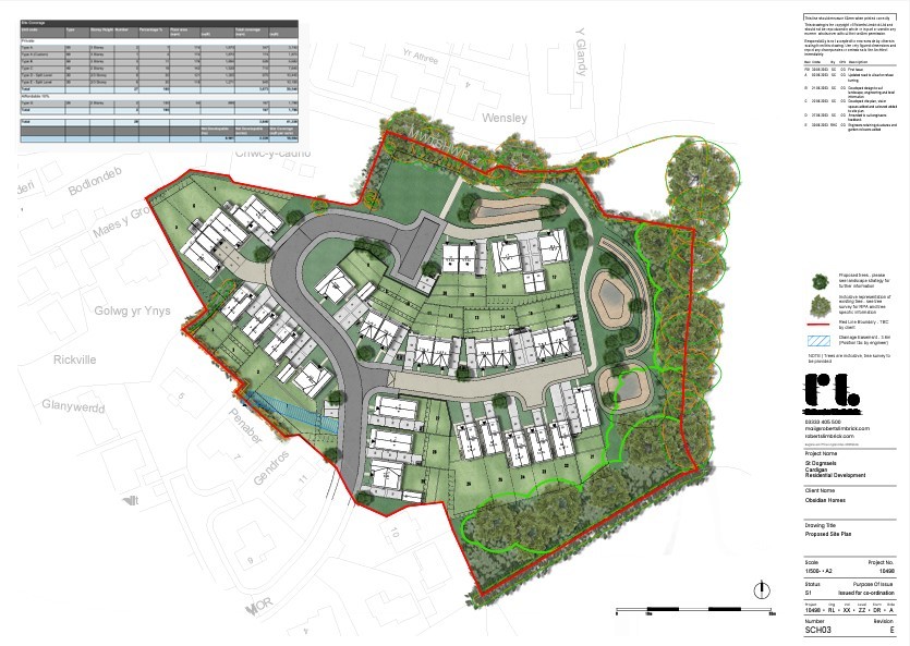 29-House Development in St Dogmaels Withdrawn by Obsidian Homes
