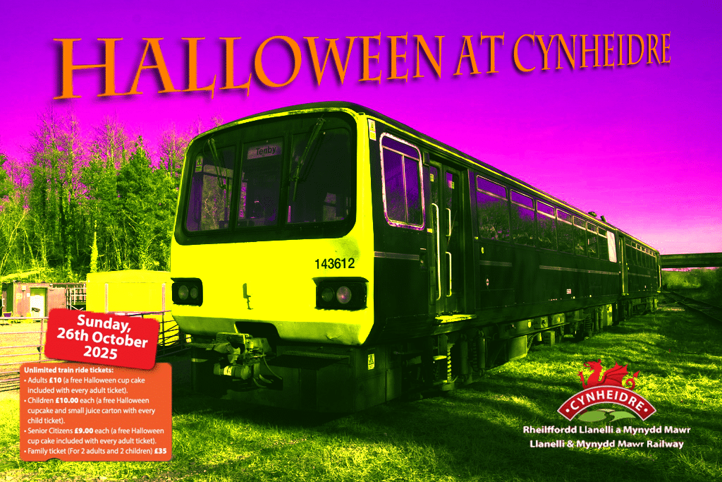 Wishes, Wands and Whistles: Halloween Comes to Llanelli’s Heritage Railway