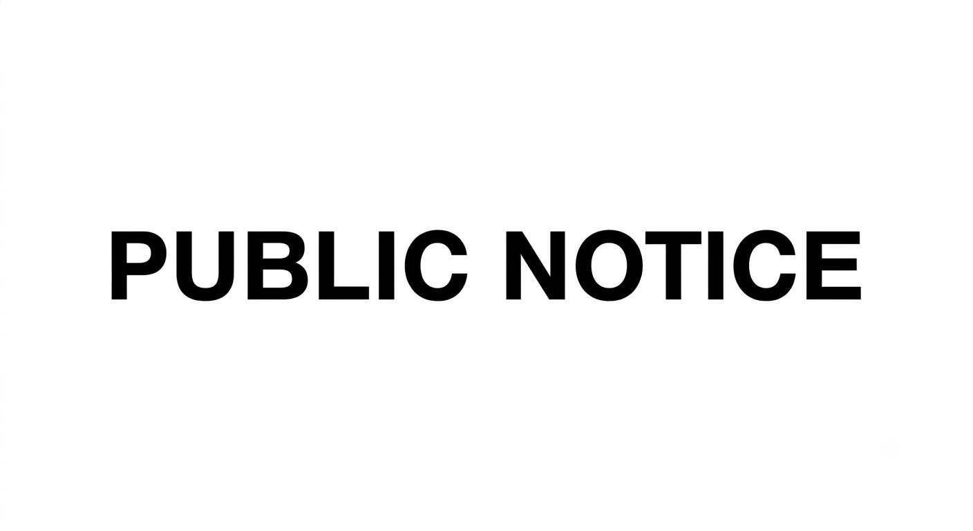 Public Notice