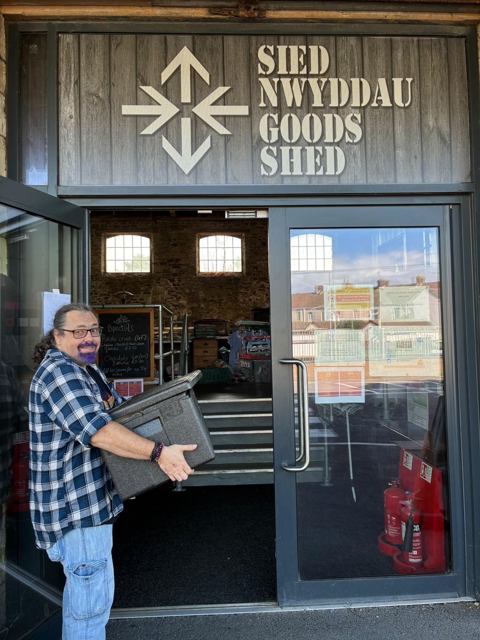 Cegin y Bobl and Llanelli Goods Shed Launch Community Freezer